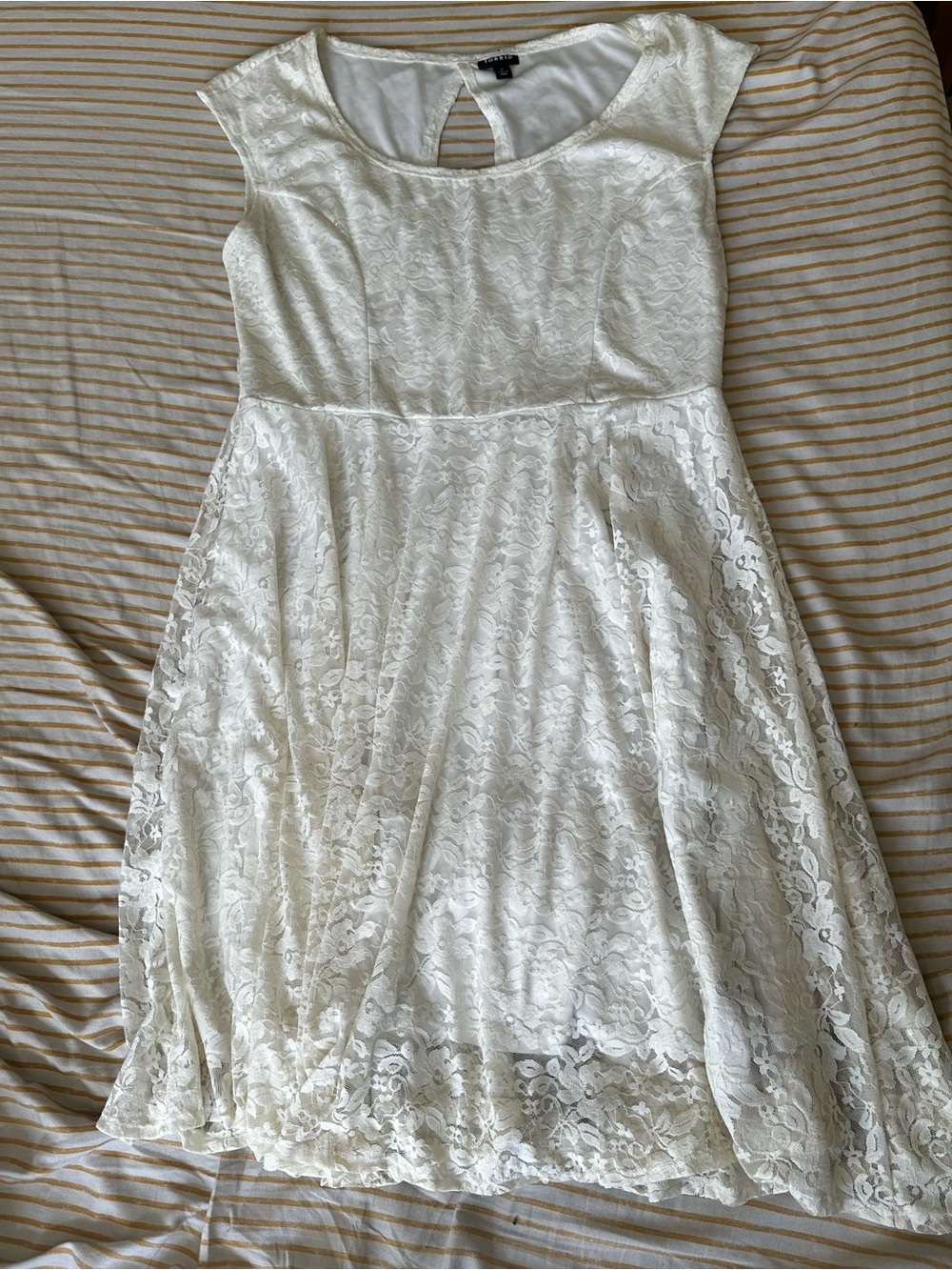 Torrid White Lace Dress